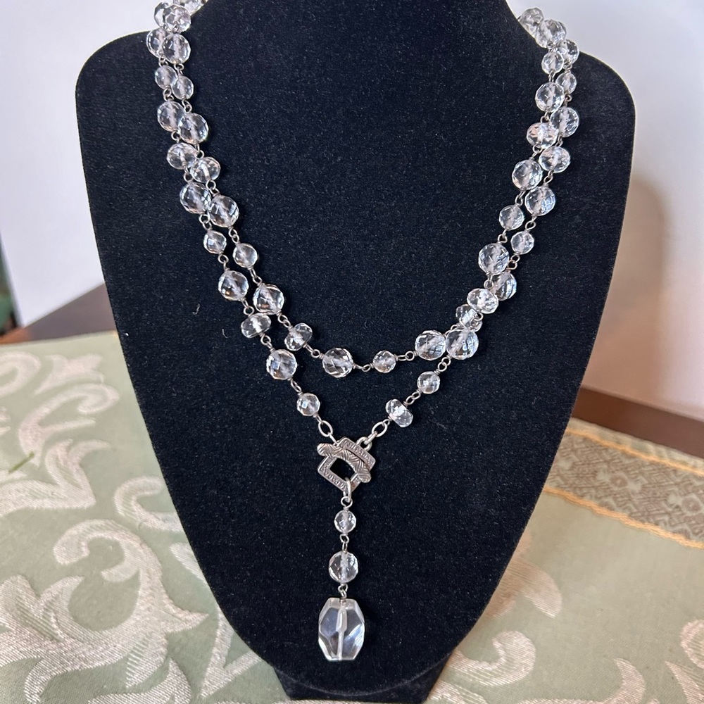 Silpada Sterling Silver and Glass Necklace